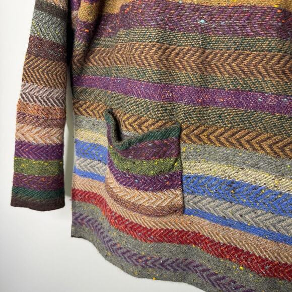 Etro Striped Multicolor Open Cardigan 40 - Picture 7 of 11